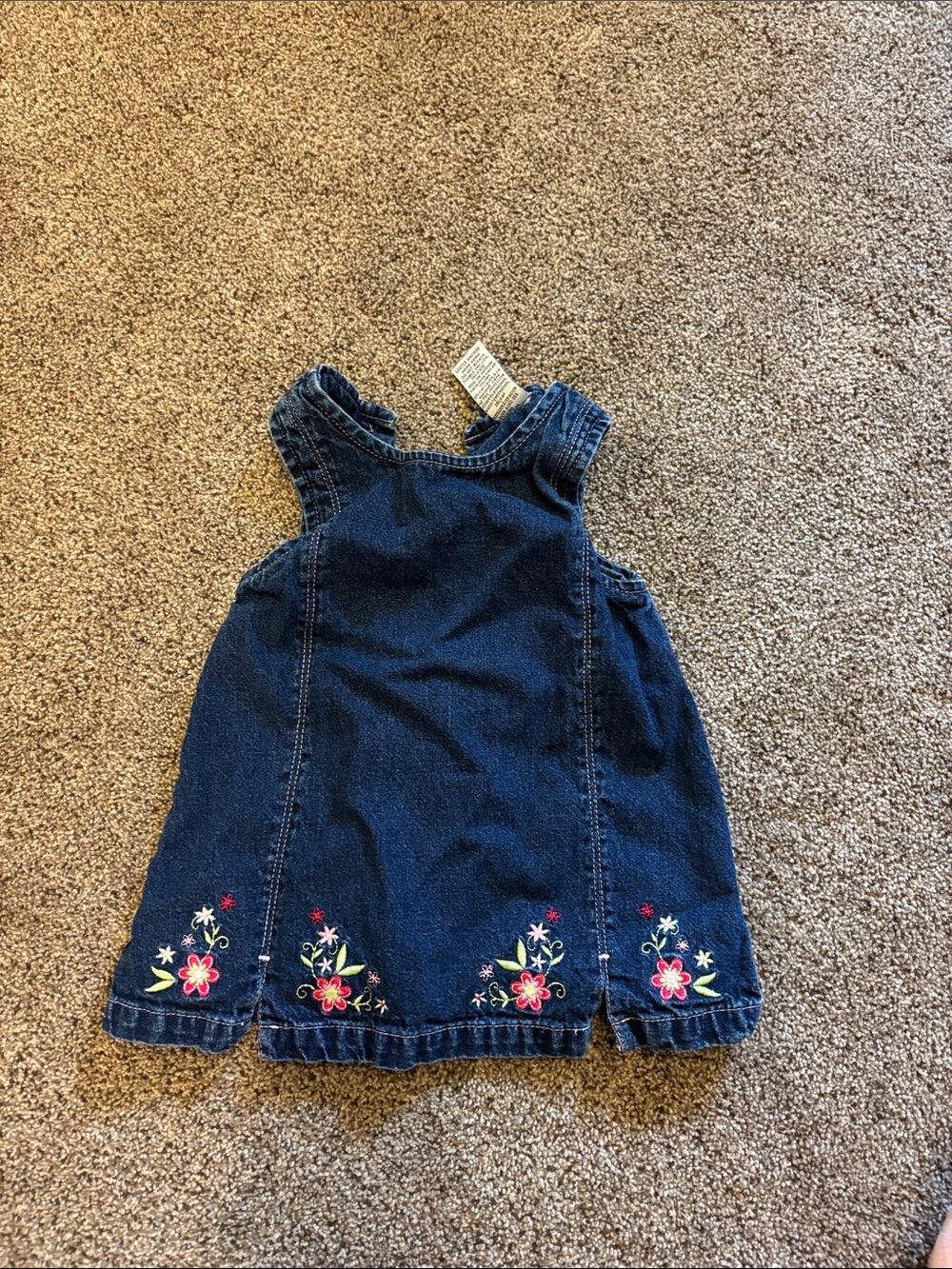 Vintage baby girl Jean dress